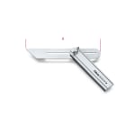 BETA - Squadre false base alluminio 300mm orientabile scorrevole lama acciaio cromata.