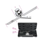 BETA - Rapportatore d’angoli in acciaio inossidabile in astuccio di legno con 3 lame C3.