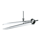 BETA - Compassi di precisione per tracciatori punte diritte in acciaio temprato C300.