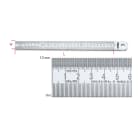 BETA - Righe semirigide graduate in acciaio inossidabile mm-1/2mm 300, ideali per misurazioni precise.