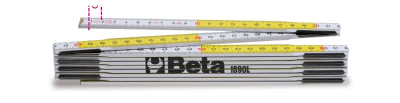 BETA - Metro pieghevole in legno di betulla METRI PIEGHEVOLI LEGNO MT2 L/2.