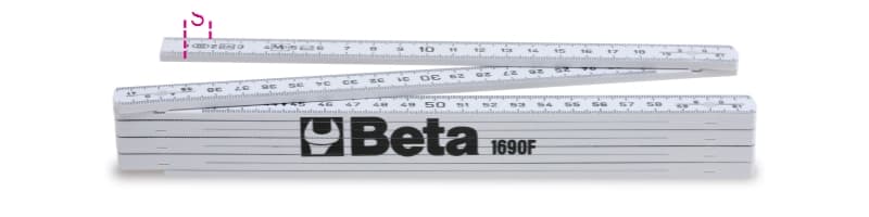 BETA - Metro pieghevole in fibra di vetro 2mt.
