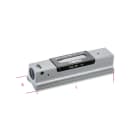 BETA - Livella lineare di precisione in ghisa con base prismatica rettificata a 2 fiale infrangibili in astuccio di legno 0,05 LIVELLE LINEARI PRECISIONE