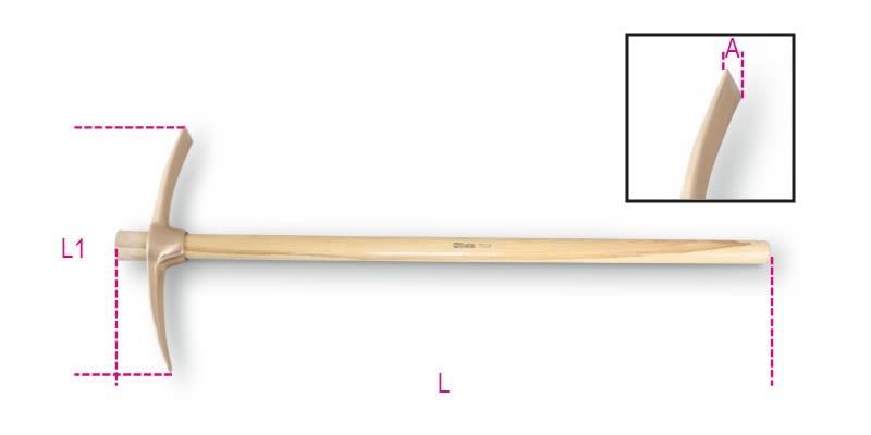 BETA - Picconi antiscintilla H410 BA, per lavori sicuri e precisi. 017030150