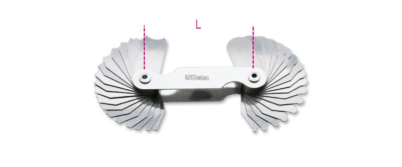 BETA - Raggimetri 1-7 A/1: misuratore di precisione per raggio di curvatura e inclinazione. 017070007