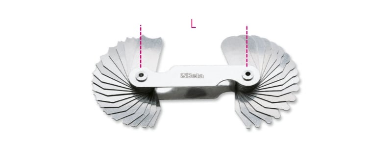 BETA - Raggimetri 1-7 A/1: misuratore di precisione per raggio di curvatura e inclinazione.