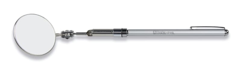 BETA - Specchietto telescopico articolato con luce LED, specchietti telescopici rotondi con luce. 017150005