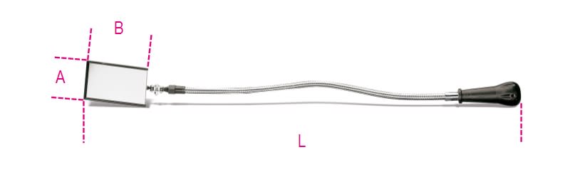 BETA - Specchietto flessibile rettangolare FL/A.