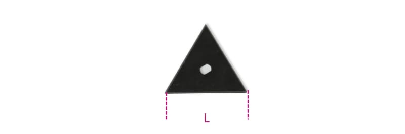 BETA - Lame triangolari di ricambio raschietti 1717T RT.