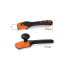 BETA - Raschietti per vernici con lama utilizzabile su più lati, raschietti vernici v 65mm per una rimozione efficace. 017170706
