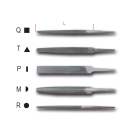 BETA - Lime a taglio bastardo 6 senza impugnatura, lime s/manico quadre b 6 d6/q, ideali per lavori di precisione.