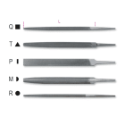 BETA - Lime a taglio bastardo 10" senza impugnatura S/MANICO 1/2TONDE B 10 D10/M.