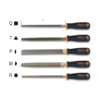 BETA - Lime a taglio mezzodolce 10" impugnatura in materiale plastico BM TONDE MEZZODOLCI 10' A10/R. 017190079