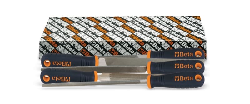 BETA - Serie di 5 lime a taglio grossolano con impugnatura BM A10 5PZ BASTARDE D10/S5.