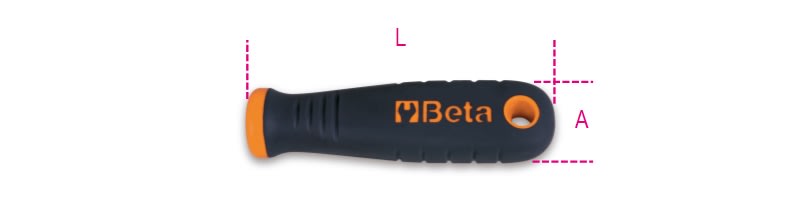 BETA - Impugnature per lime, manici bm per lime 10-12 r/2b, ideali per una presa sicura e confortevole.