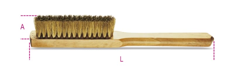 BETA - Spazzola con fili antiscintilla, ideale per la sicurezza. Spazzole antiscintilla BA, affidabili e durevoli.