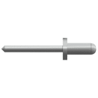 BETA - Rivetti in alluminio, confezione da 500 pezzi, lunghezza 12 mm, modello RV4 K, ideali per fissaggi resistenti.