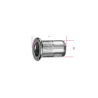 BETA - Rivetti in alluminio filettati per 1742-1742A-1946KF, conf. 20 rivetti alluminio 1742 M6xL15.