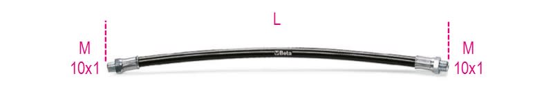 BETA - Tubi flessibili di ricambio in Nylon MM300 X 1750 R1.