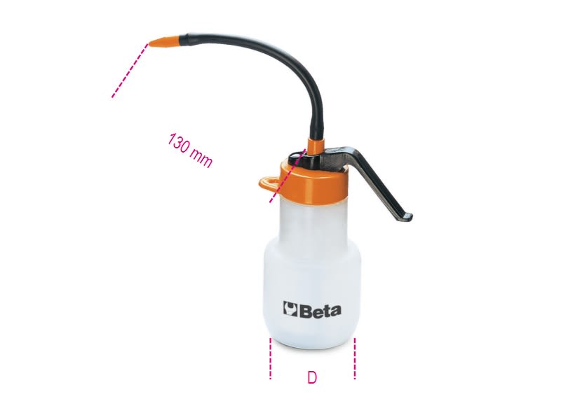 BETA - Oliatori plastica flessibili con cannuccia 250