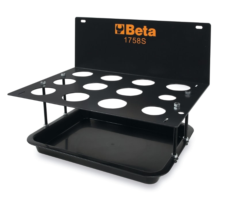 BETA - Supporto a parete per imbuti 1758 e attacchi rapidi SUPP.PARETE IMBUTI E ADATT. 1758B-1758RD.
