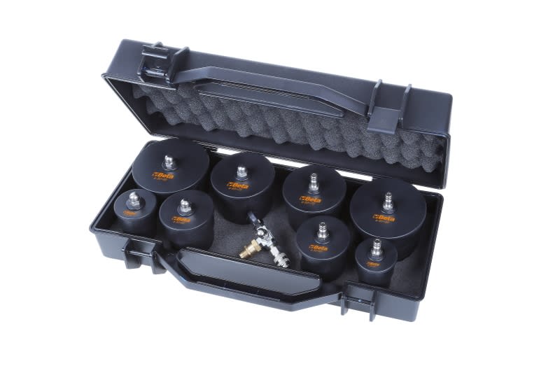 BETA - Kit 4 coppie tappi verifica circuito turbo utilizzabile con pistole gonfiagomme CASS.8PZ ANALISI CIRCUITI TUB.TURBINA TT.