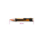 BETA - Rilevatore di tensione AC senza contatto con mini torcia LED, rilevatore tensione alternata EX 1847K.