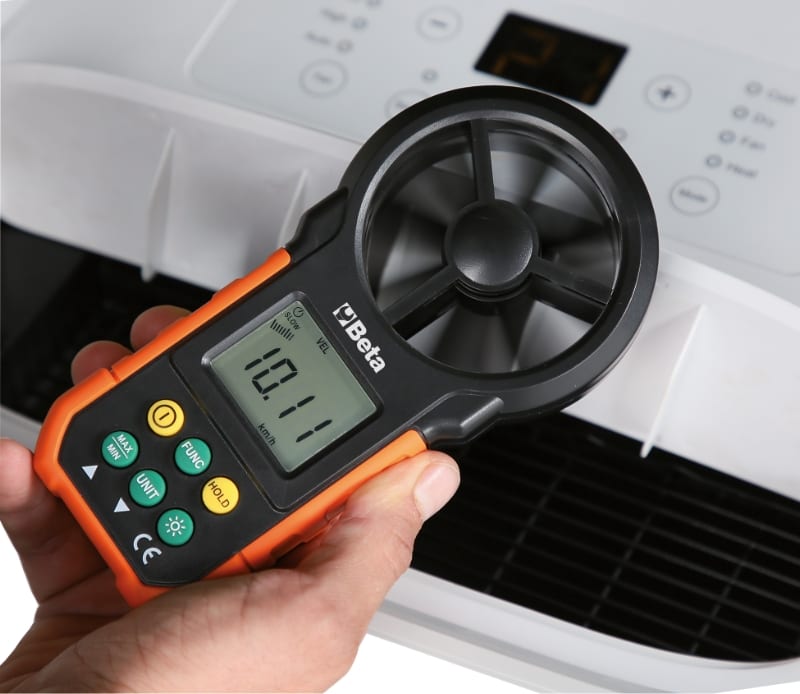 BETA - Anemometro digitale con sensore a ventola, anemometri digitali sensore a ventola WM per misurazioni precise e affidabili in vari contesti.