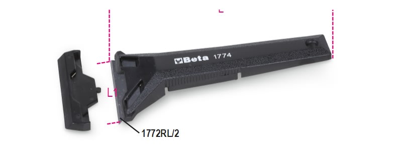 BETA - Raschietto multiuso con salvalama di protezione RL/2.