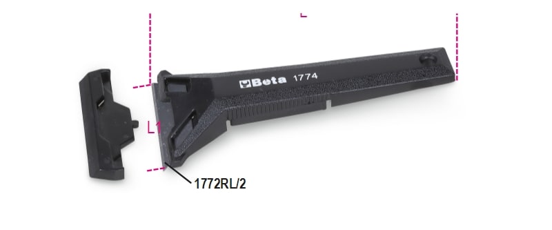 BETA - Raschietto multiuso con salvalama di protezione RL/2.