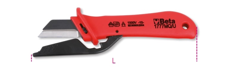 BETA - Coltello spellacavi isolato 1000V MQ/U.