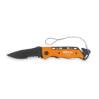 BETA - Coltello soccorso auto con funzione martello frangicristallo e tagliacinture di sicurezza H-SAFE in astuccio SOS AUTO-SOCCORSO.