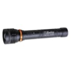 BETA - Torcia LED ricaricabile ad alta luminosità in robusto alluminio anodizzato, fino a 1200 lumen, torce LED alta luminosità 1200 lm l/usb.