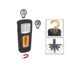 BETA - Lampada ricaricabile compatta con LED ad altissima luminosità, batteria ai polimeri di litio, mini lampade 1 LED ricaricabili COB.