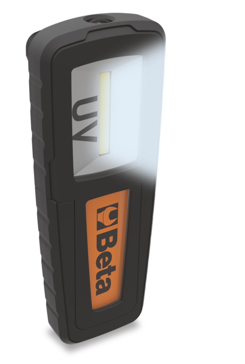 BETA - Lampada ricaricabile UV + luce bianca ideale per la ricerca di perdite, lampade ricaricabili LED + raggi UV.