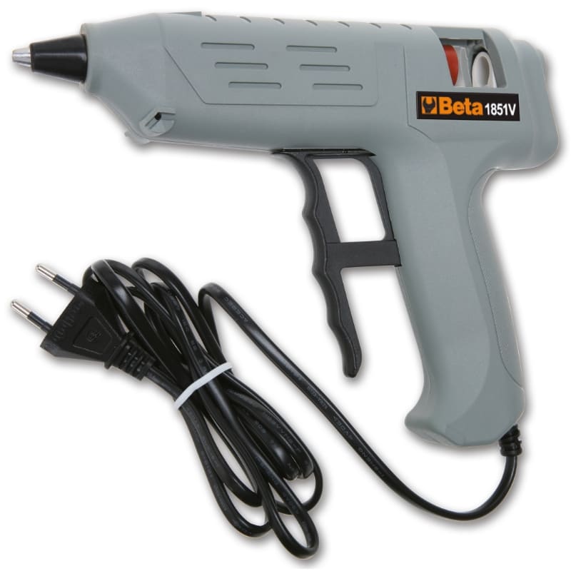 BETA - Pistola per colla a caldo con 12 stick termofusibili in valigetta VK.