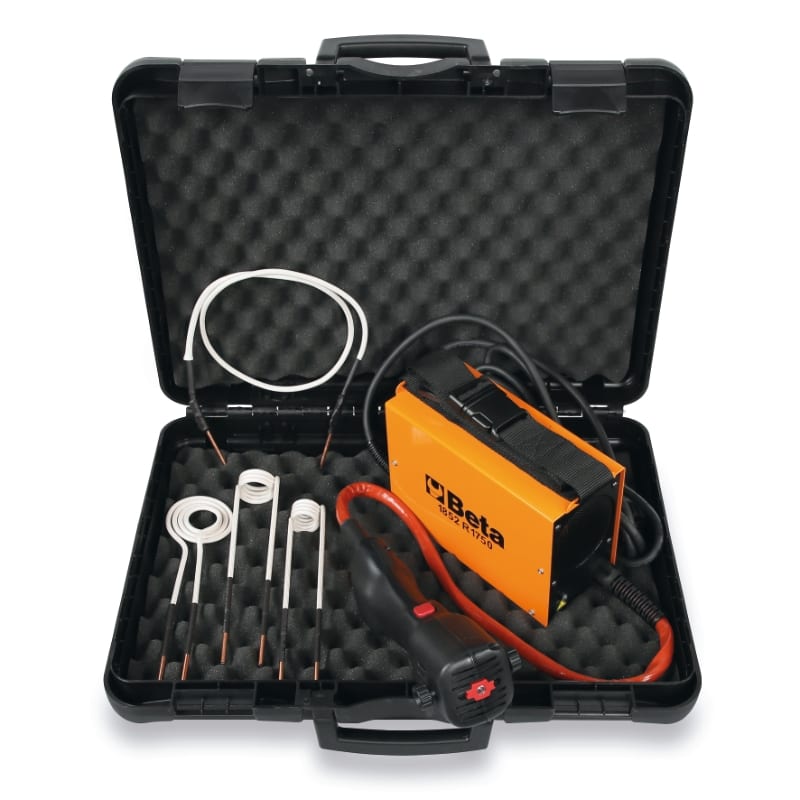 BETA - Riscaldatore a induzione portatile, ideale per riscaldare rapidamente superfici metalliche. Riscaldatori ad induzione 1750W, perfetti per applicazioni industriali e artigianali. 018520175