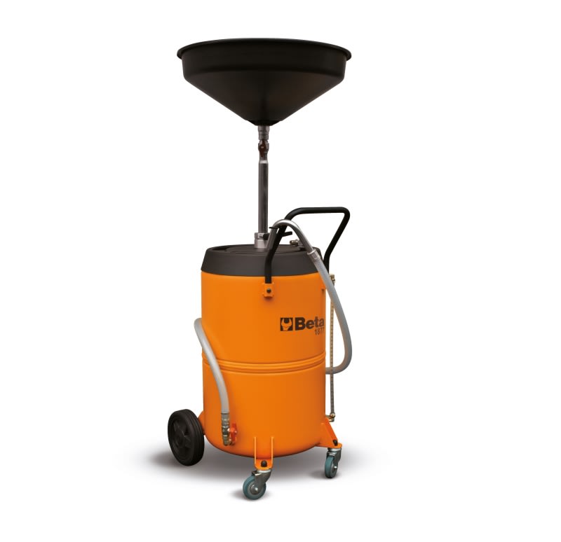 BETA - Recuperatore oli esausti carrellato con serbatoio da 90 litri 90lt. 018770008