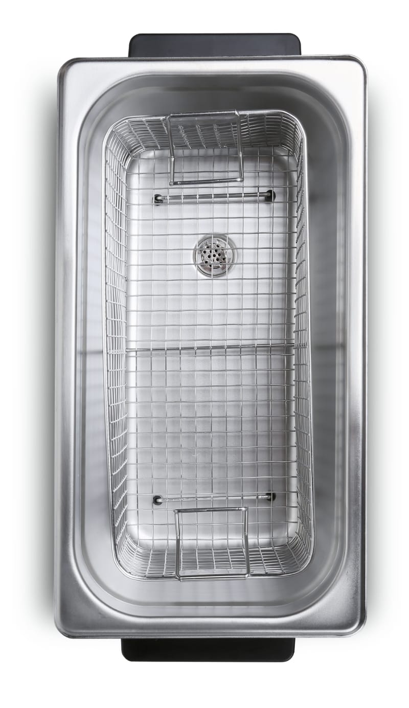 BETA - Vasca di lavaggio ad ultrasuoni da 6 litri con funzione speciale di degassificazione, vaschette ultrasuoni 6 litri. 018950060