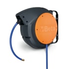 BETA - Avvolgitubo automatico corpo in materiale plastico antiurto per aria o acqua, avvolgitubi D10 lunghezza 15 metri.