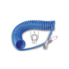 BETA - Spirali in poliuretano 98 Shore estensibili, spirali poliuretano f1/4 mt4 5x8, ideali per molteplici applicazioni.