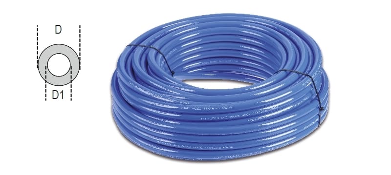 BETA - Bobine in poliuretano retinato 95 Shore lunghezza 50 m, bobine poliuretano F1/4 MT50 8x12 E/XL.