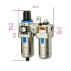 BETA - Filtro regolatore lubrificatore gruppi filtro olio/aria f 1/2.