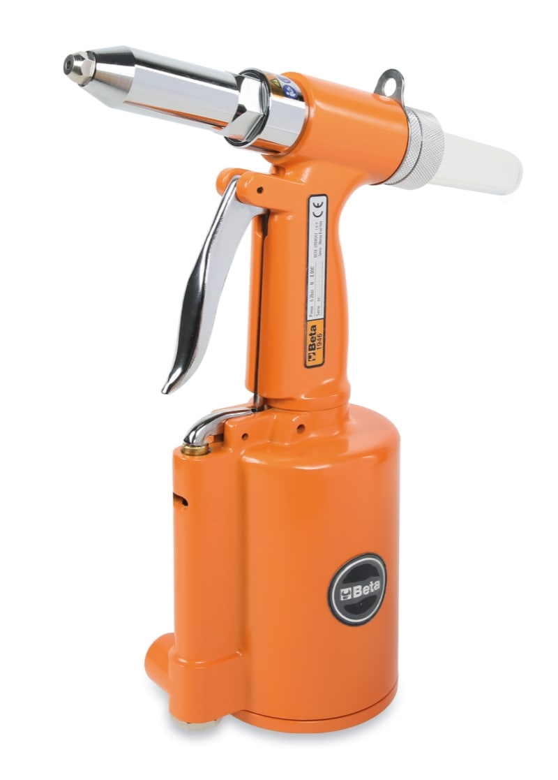 BETA - Rivettatrice pneumatica senza aspirazione, ideale per lavori di precisione e alta efficienza.