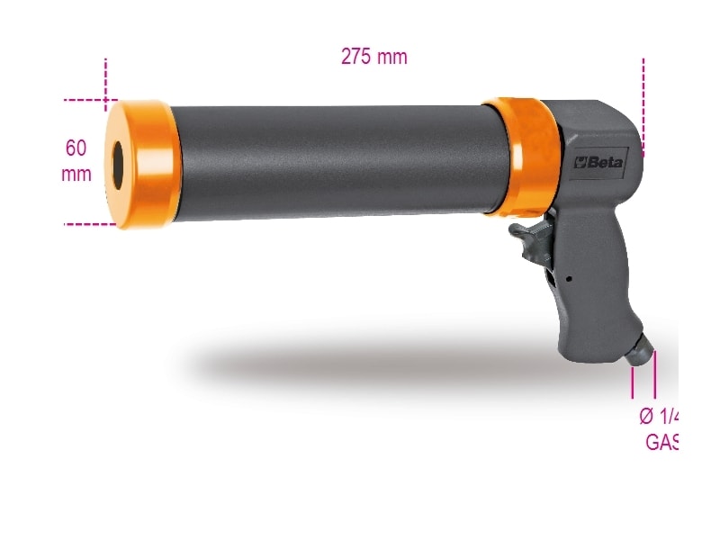 BETA - Pistola per sigillanti pneumatica da 350cc.