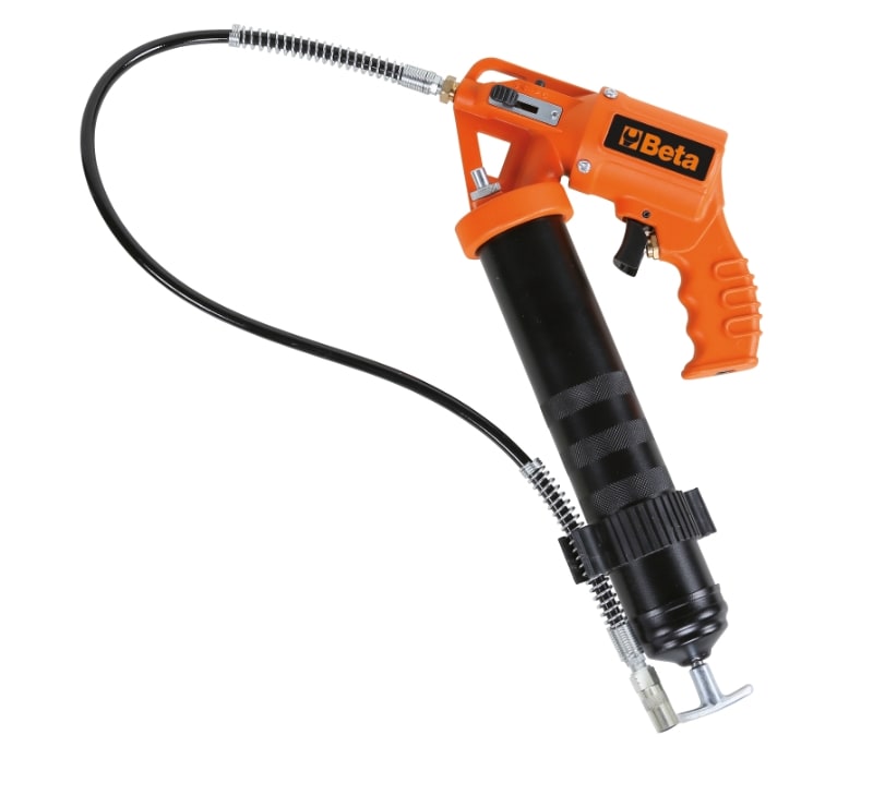 BETA - Pistola per ingrassaggio 2 in 1, pistole pneumatiche ingrass. 400cc 2 funzioni, ideale per lubrificazione.