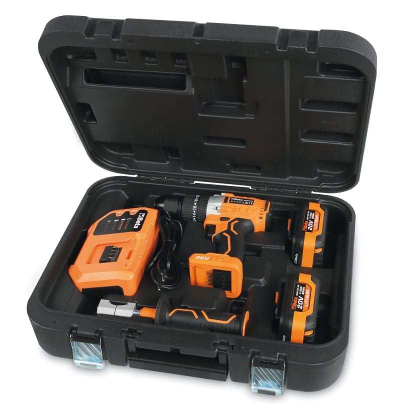 BETA - Kit trapano avvitatore a percussione 20V 13mm BRUSHLESS PERC.