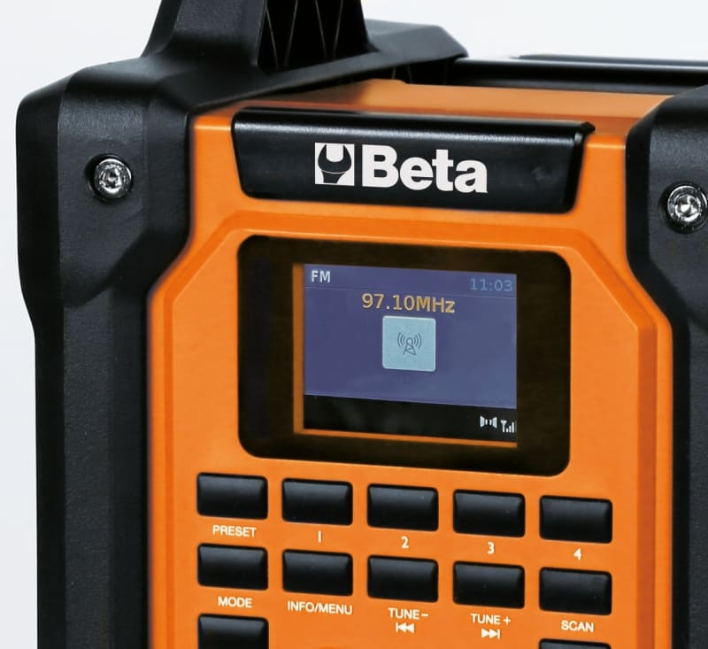 BETA - Radio da cantiere a batteria 20V.
