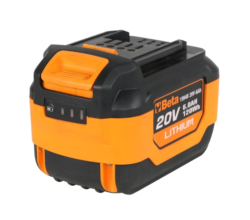 BETA - Batteria agli ioni di litio da 6Ah per utensili 20V, batterie 20V 6.0Ah, ideale per prestazioni durature.
