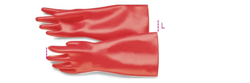 BETA - Guanti isolanti in lattice gr.9 mq/g1.